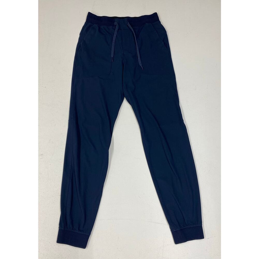Men Lululemon ABC Warpstreme Tall navy drawstring performance sweatpants M
